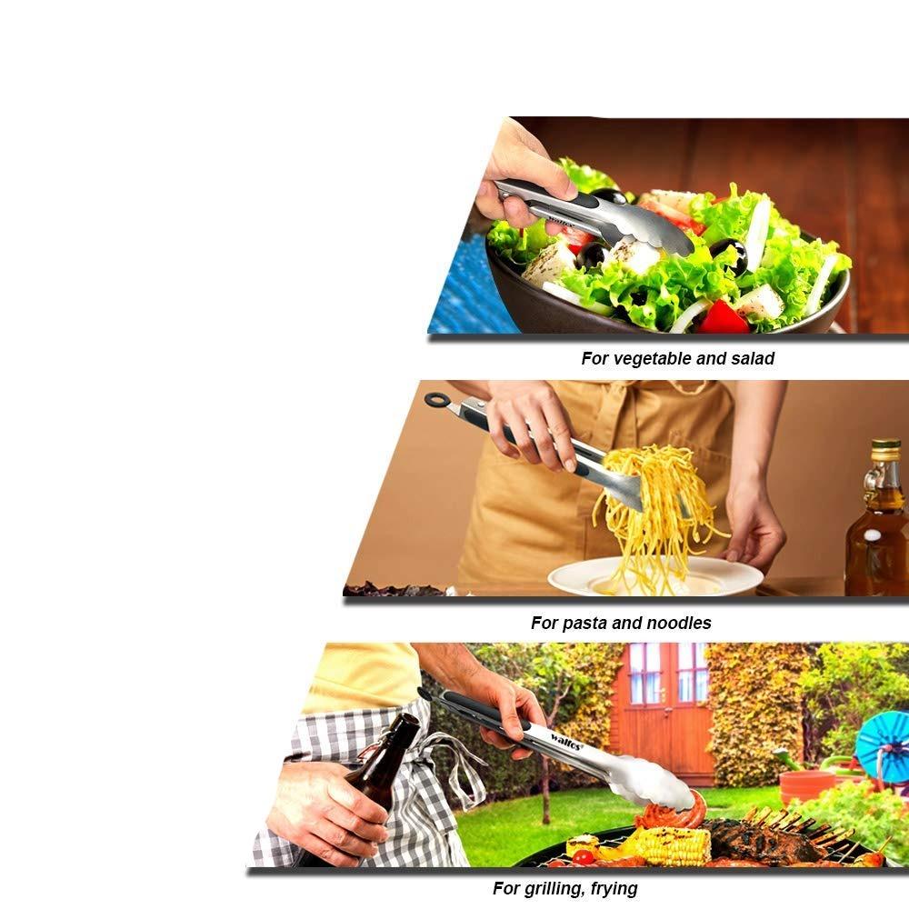 Pinzas de BBQ de Acero Inoxidable Extra Largas Premium