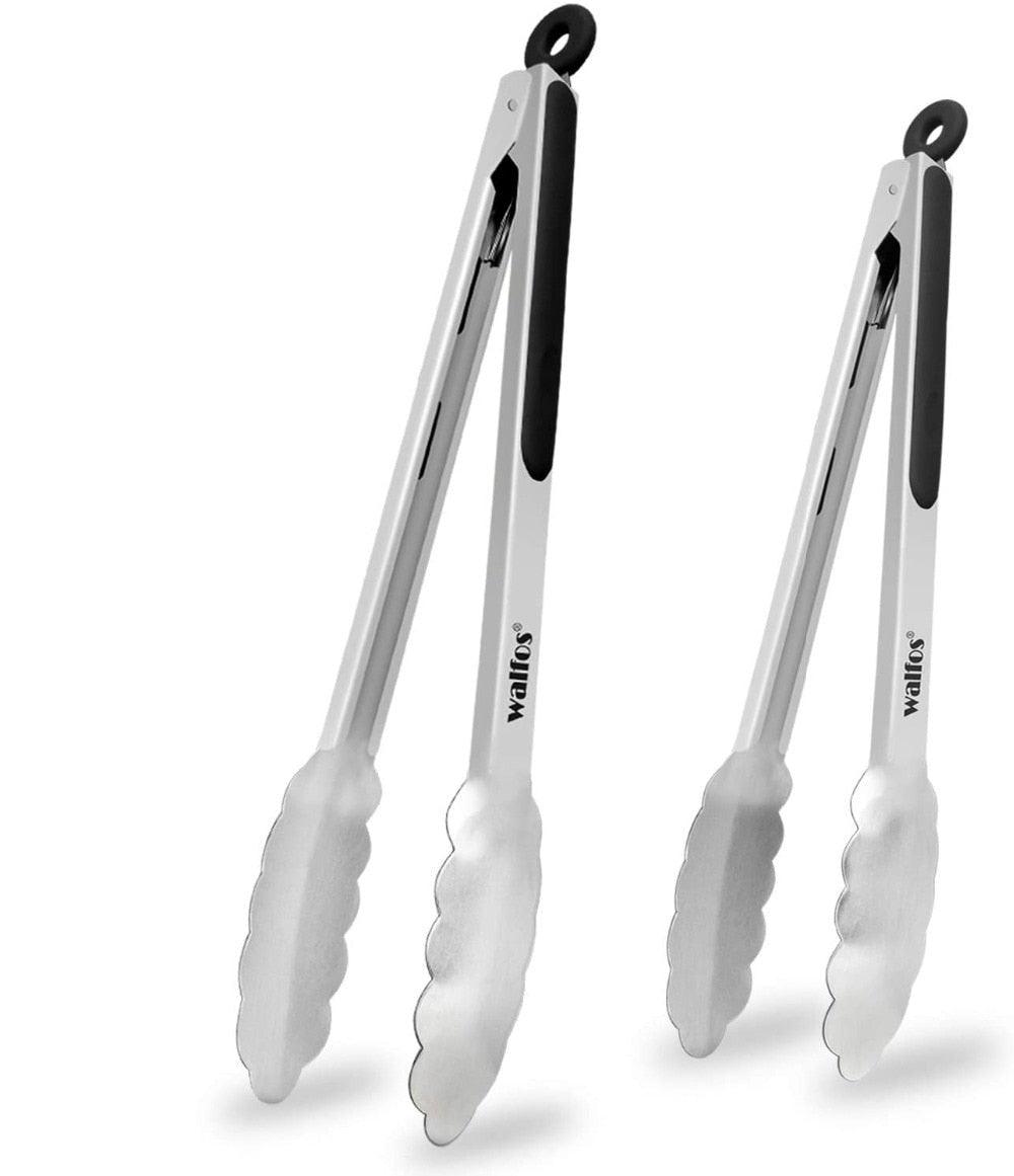 Pinzas de BBQ de Acero Inoxidable Extra Largas Premium