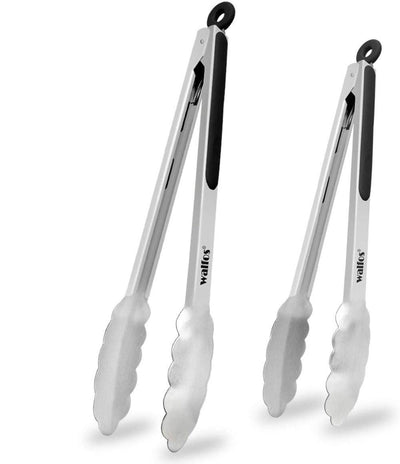 Premium Extra Long Stainless Steel BBQ Tongs