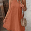 Eyelet Grecian Neck Mini Dress - Korvel