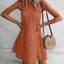 Eyelet Grecian Neck Mini Dress - Korvel