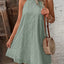 Eyelet Grecian Neck Mini Dress - Korvel