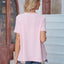 Elegant Eyelet Open Front Short Sleeve Cover Up