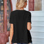 Elegant Eyelet Open Front Short Sleeve Cover Up