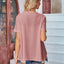 Elegant Eyelet Open Front Short Sleeve Cover Up