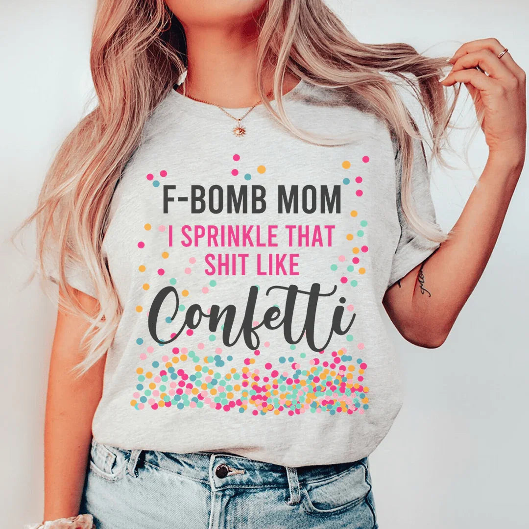 Camiseta F-Bomb Mom - Ropa Diaria Suave y Estilosa