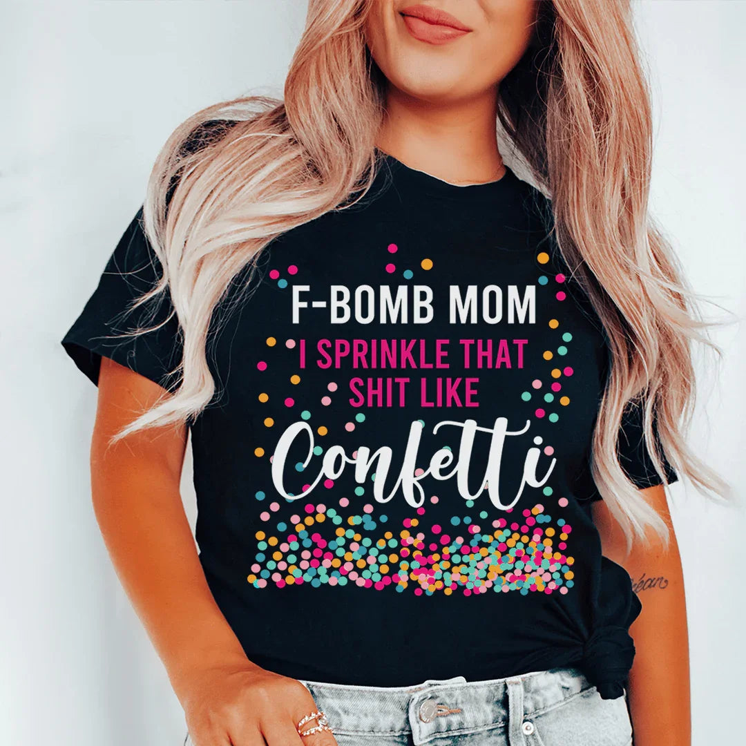 Camiseta F-Bomb Mom - Ropa Diaria Suave y Estilosa