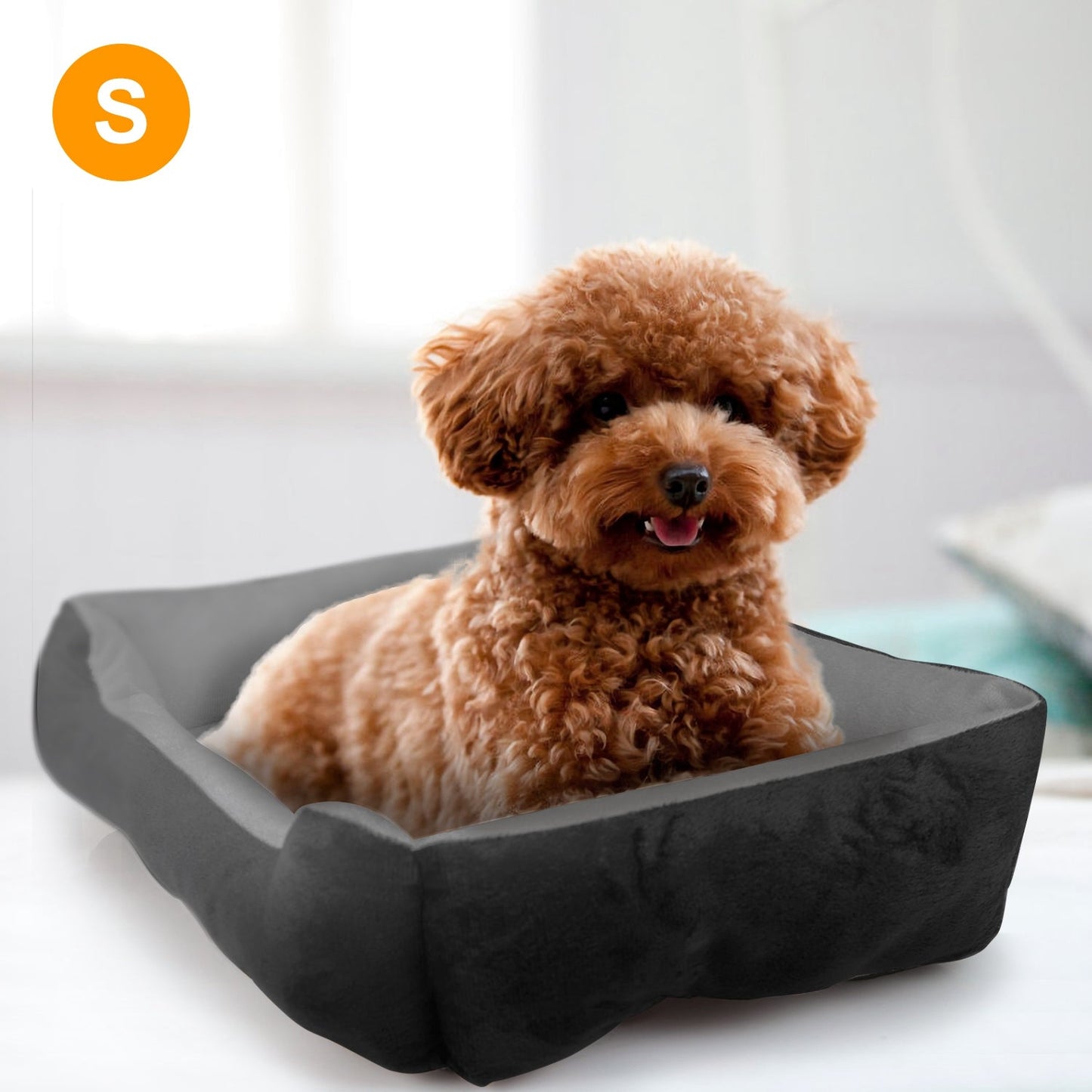 Cama Perro Cojín Acogedora para Mascotas Pequeñas y Medianas