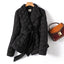 Chaqueta Puffer de Punto Ripple para Invierno con Cinturón
