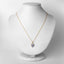 0.96 Carat Genuine Tanzanite and White Topaz Pendant in Sterling Silver