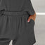Conjunto de Top Sin Mangas de Cuello Redondo y Pantalones Cortos