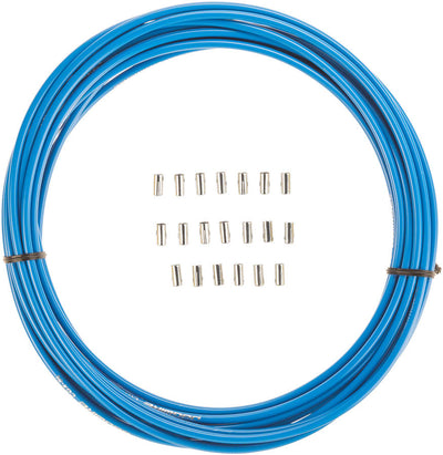 Jagwire 5mm Sport Brake Housing with Slick-Lube Liner - 10M Roll Blue