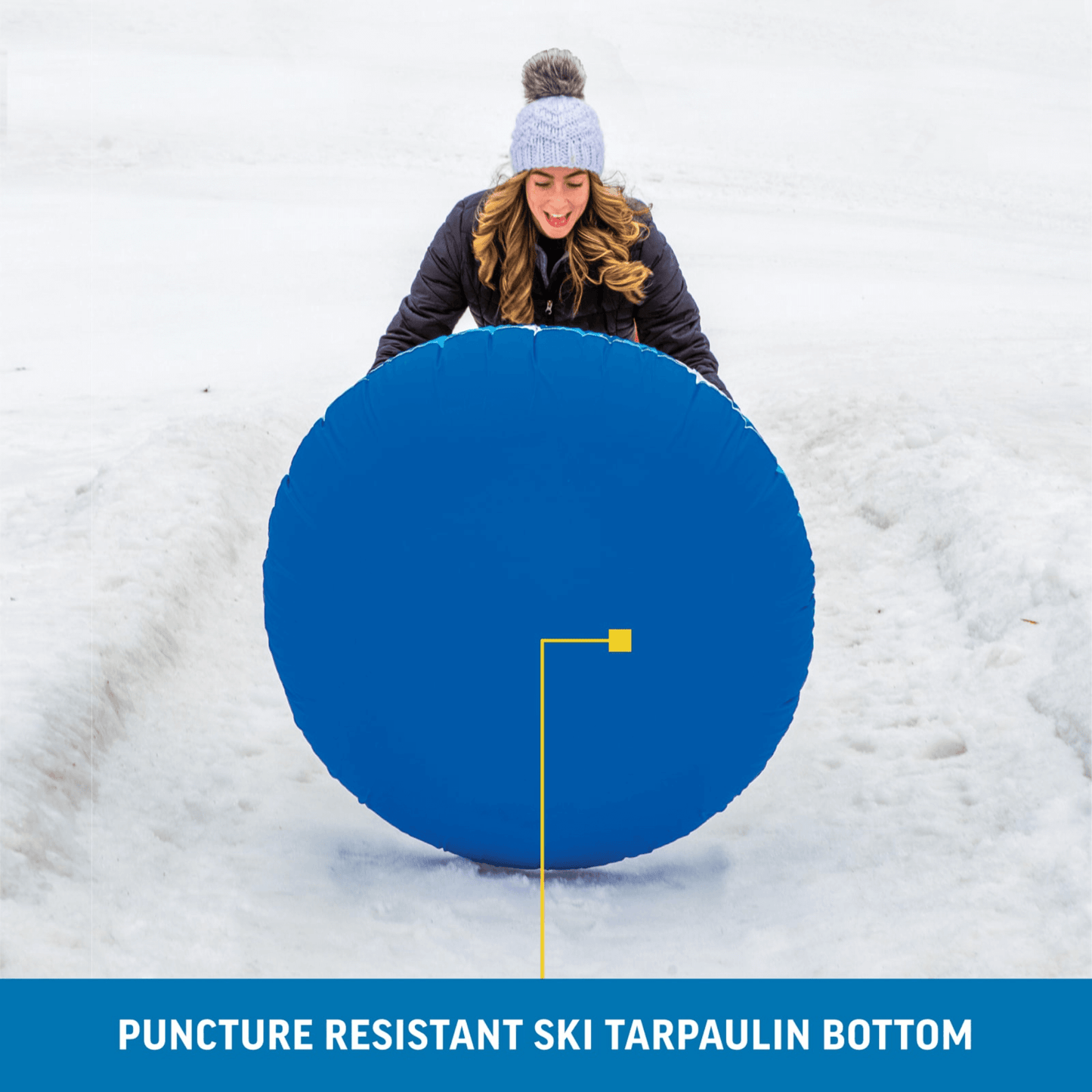 Tuyau de neige WOW Sports Surge avec fond en toile