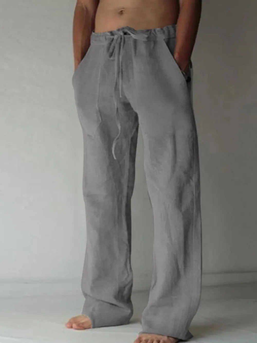 Men's Plus Size Drawstring Loose Fit Joggers