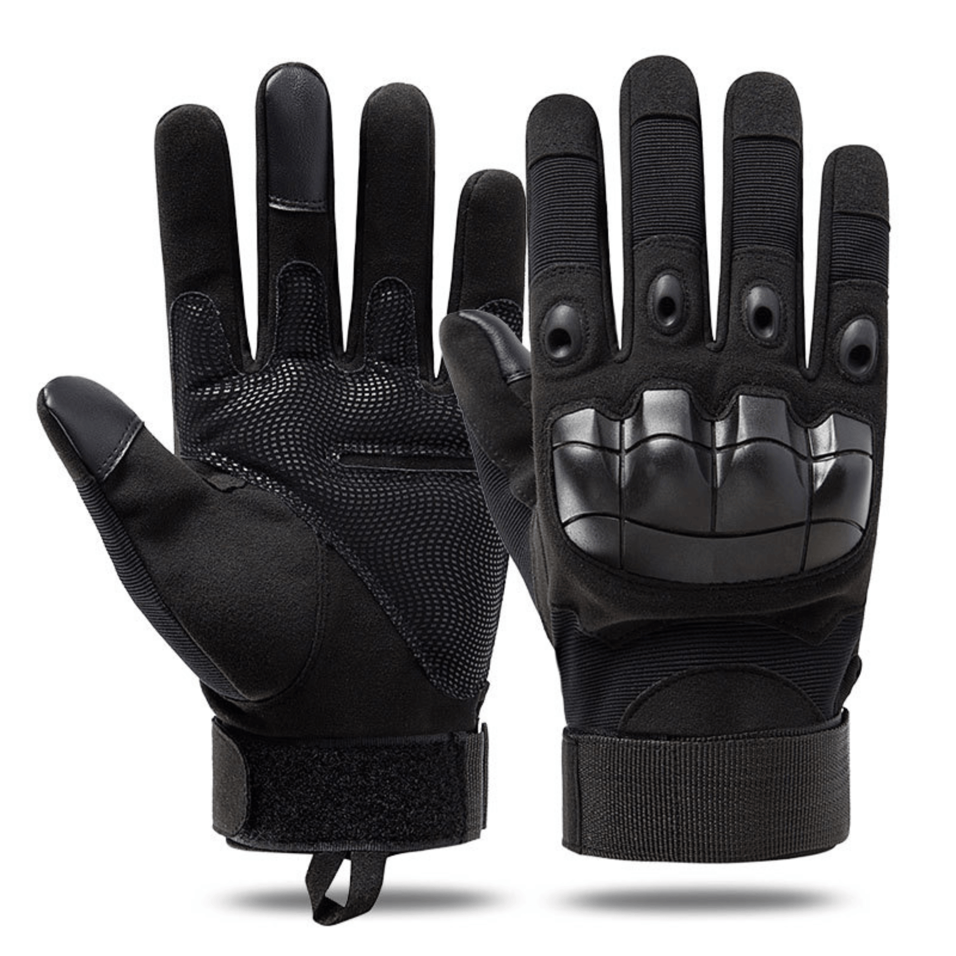 Tactical Military Airsoft Gloves for Outdoor Sports, Paintball, and Motorcycling with Touchscreen Fingertip Capability - Korvel