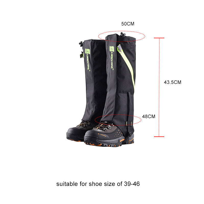 Gaiters de ski premium pour enfants pour l'escalade en montagne