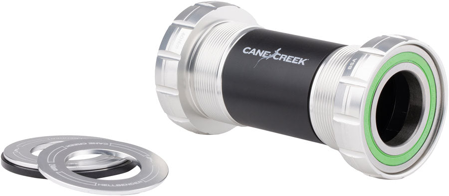 Cane Creek Hellbender 70 Bottom Bracket - Inglés para eje de 24 mm Plata