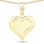 Pendentif en cœur en argent sterling 925 de 7,05 g élégant