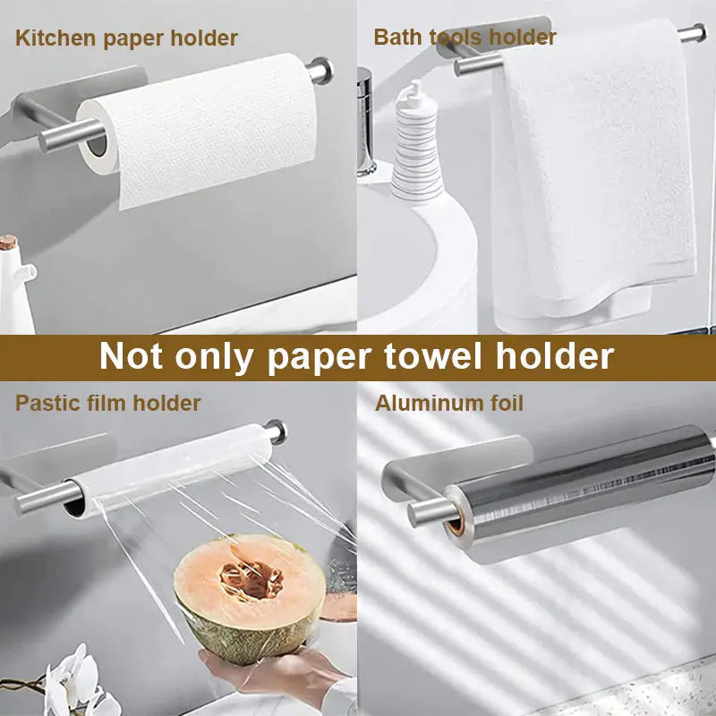 Support de papier essuie-tout en acier inoxydable premium