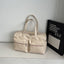 Bolso de Hombro Barrel Casual Multi-Bolsillo Estilo Coreano