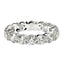 Round Cut Lab Grown Diamond Eternity Ring in 14k White Gold