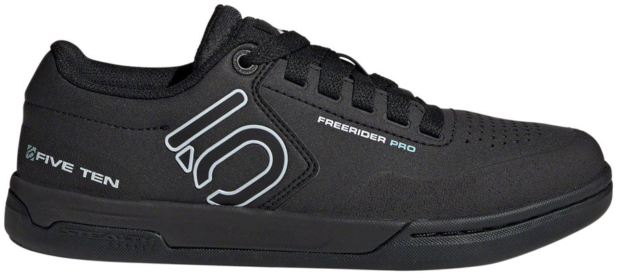 Zapatos de ciclismo Five Ten Freerider Pro para mujer - Negro/Blanco cristal/Menta ácida 11