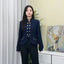 Abrigo ligero de doble botonadura con epaulettes Pure-tail Gilded