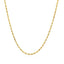 Chaîne en or jaune 14 carats avec coupe diamant - 1,60 mm