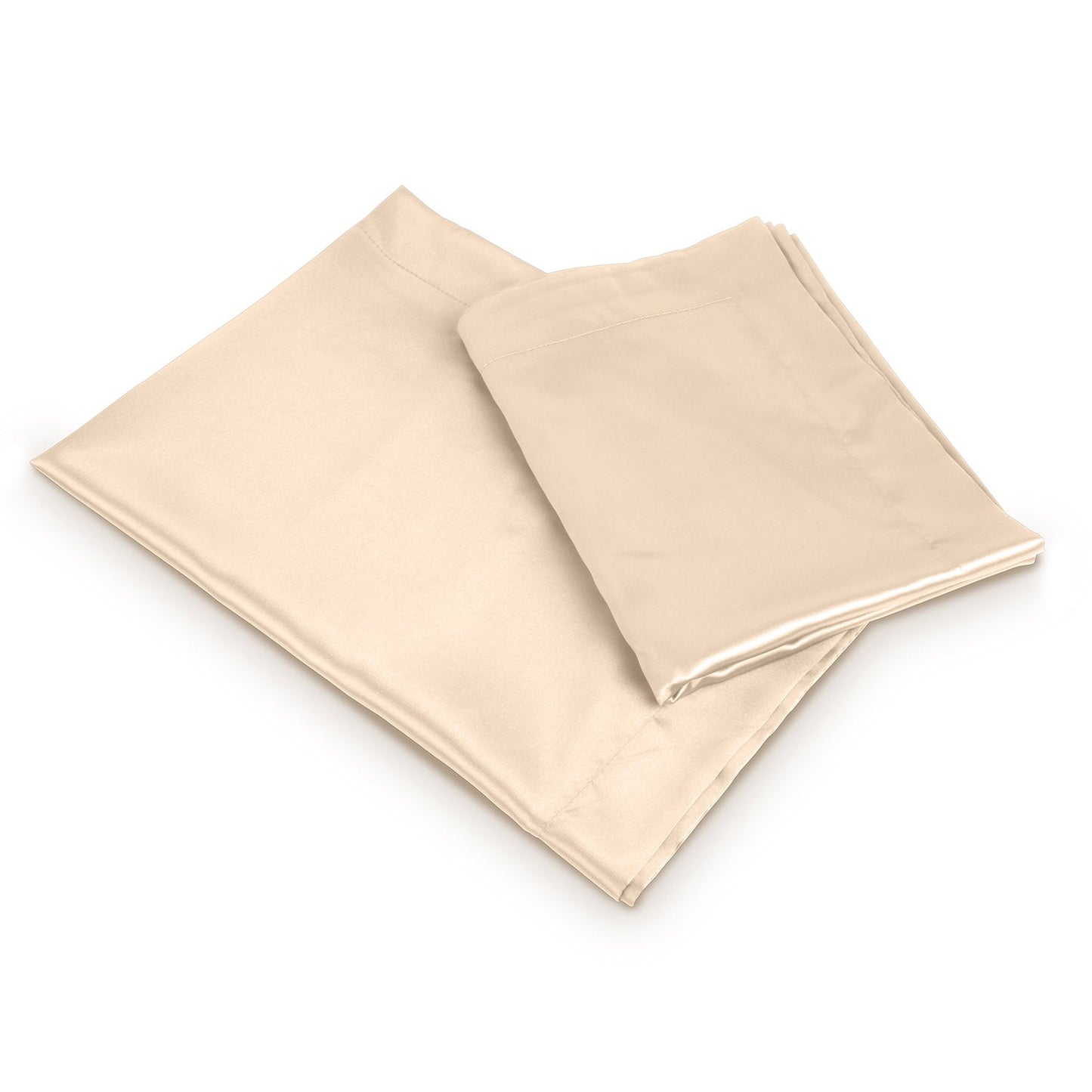 Ensemble de taies d'oreiller en satin soyeux de luxe pour king