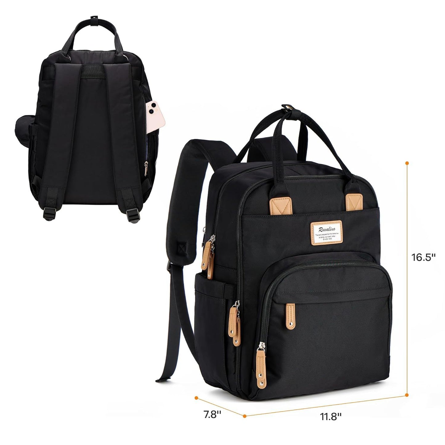 Bolsa de pañales de viaje impermeable multifuncional