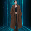 Manteau long en fausse fourrure style chenille pour femmes