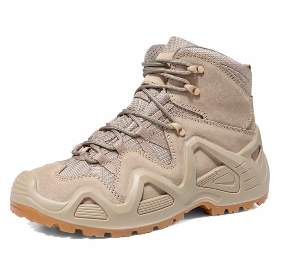 Bottes d'entraînement militaires style mi-haut pour activités de plein air