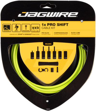Jagwire 1x Pro Shift Kit - Organic Green for SRAM/Shimano