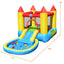 Kids Inflatable Bounce House Castle with Balls Pool