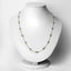 Collar de Peridoto Genuino de 6.30 Quilates en Plata Esterlina