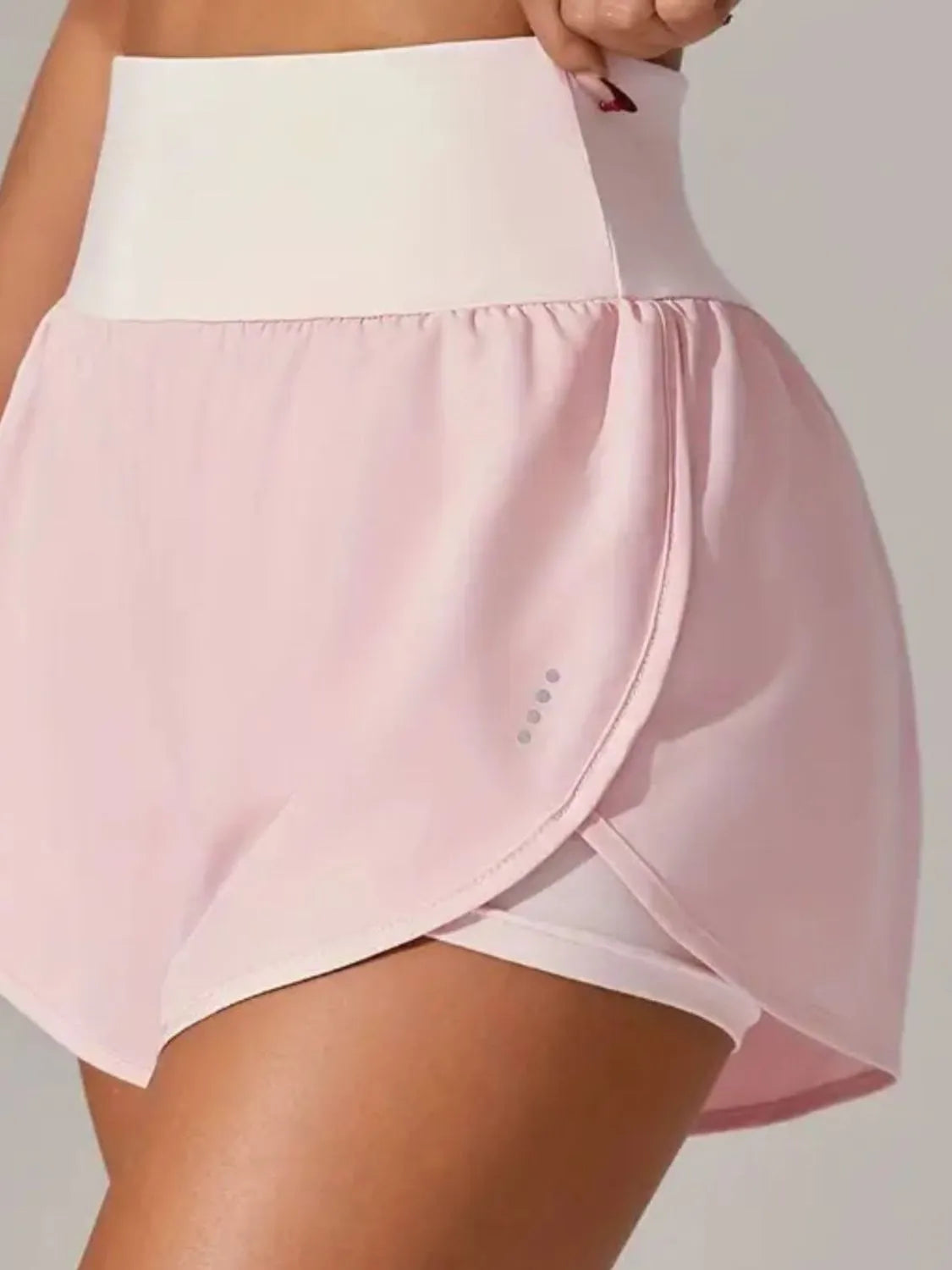 Shorts Actifs Taille Haute avec Poches
