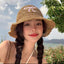 Adjustable Bow Straw Hat for Summer Travel