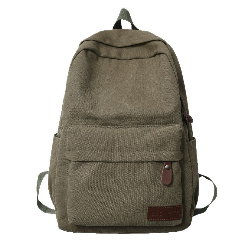 Mochila de Lona Premium para Viajes al Aire Libre