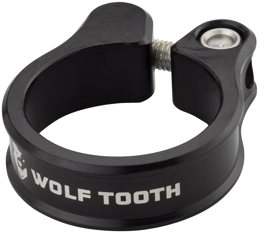 Abrazadera de asiento Wolf Tooth - 28.6mm atornillada negra