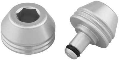 Wolf Tooth Silver Axle Trainer Caps