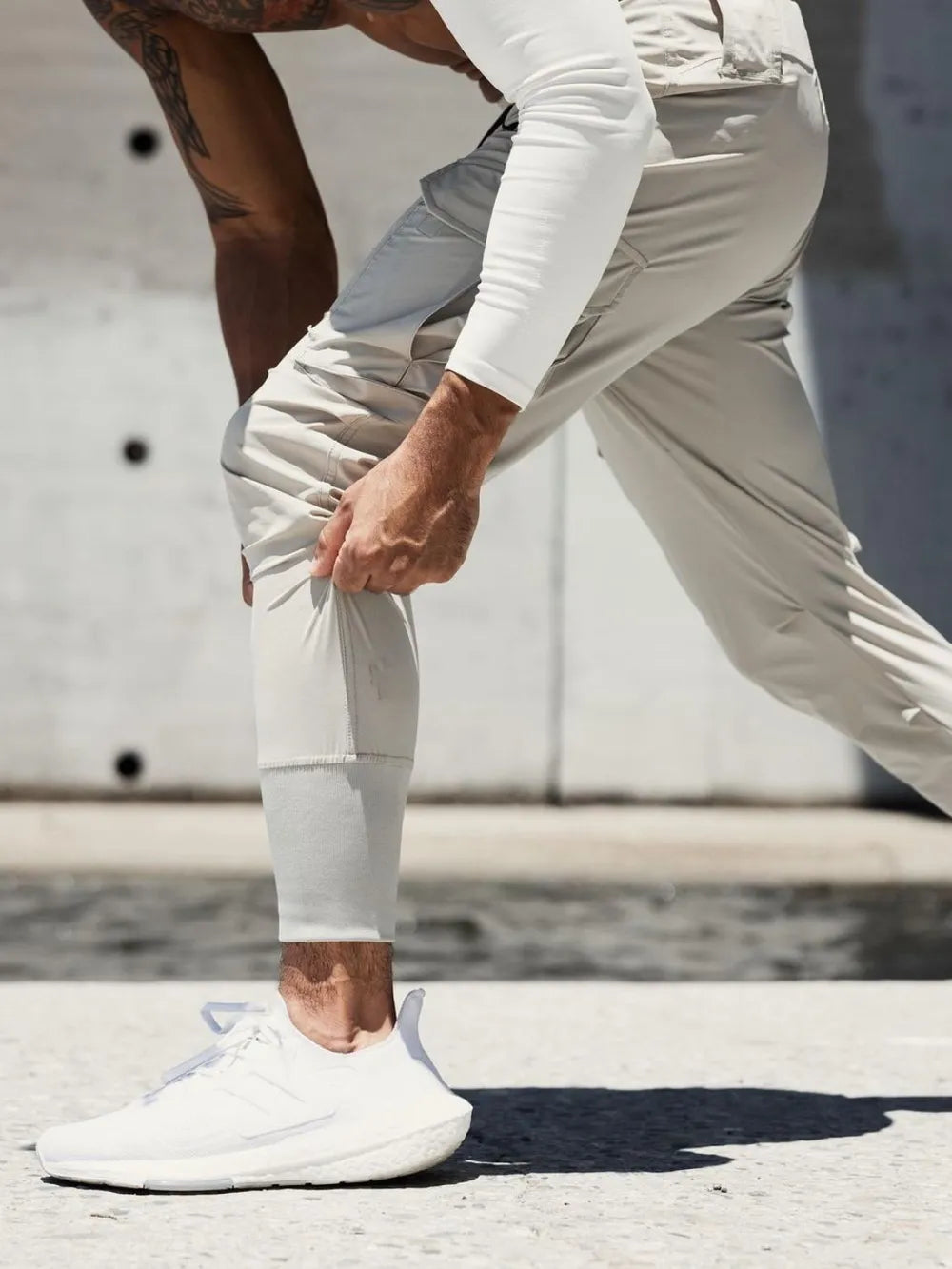 Pantalones Jogger de Talla Grande para Hombre con Cintura Ajustable y Bolsillos