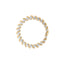 Bracelet en or jaune 10K avec diamants en forme de fleur - 4,00 Cttw