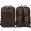 Genuine Leather Large Capacity Travel Backpack