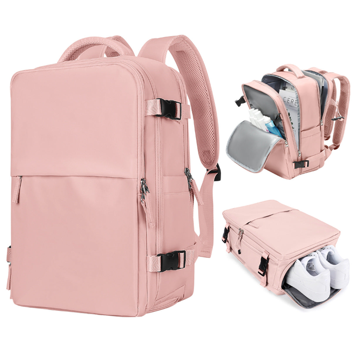 Mochila Expandible Premium para Viajes y Negocios