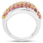 2.49 Carat Genuine Ruby .925 Sterling Silver Engagement Ring