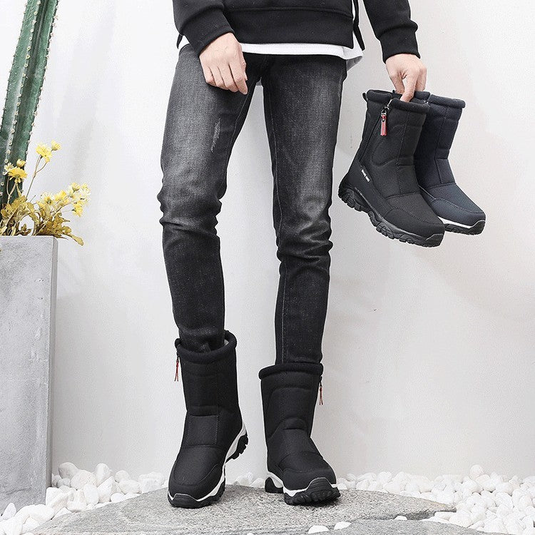 Botas de Nieve Gruesas para Hombre para el Invierno al Aire Libre