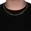 10K Yellow Gold Solid Figaro Chain - 5.30 mm