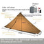 Tente de camping sans tige imperméable
