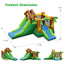 Kids Inflatable Jungle Bounce House Castle