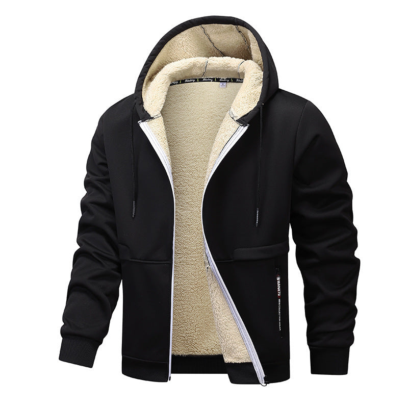 Men's Premium Lambswool Thickened Puffer Jacket